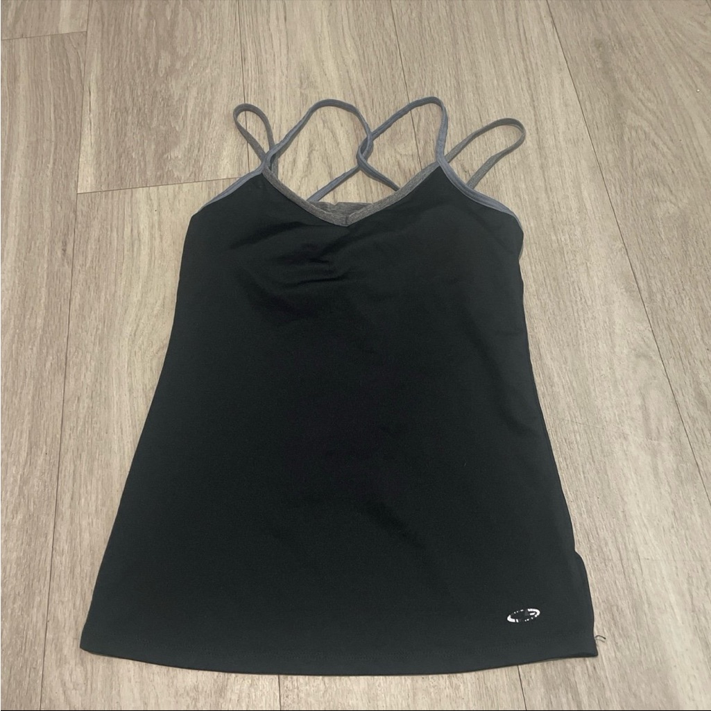 Champion Black Camisole With Gray Straps